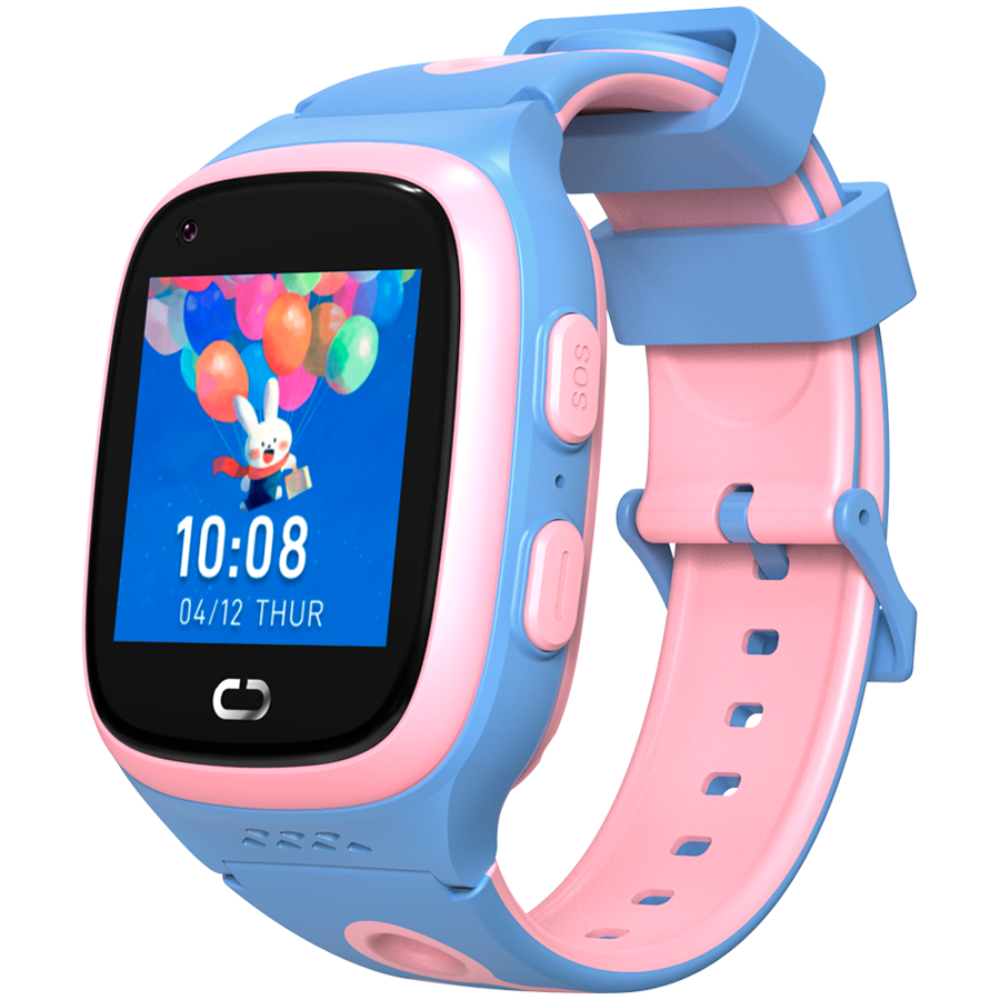 Смарт часовник Canyon Kids Watch ZEFIR KW-49, 1.40" TFT 240x240, Unisoc UMS9117-L, 64MB RAM, 1GB Storage, 4G E-SIM GPS WiFi, Pink&Light Blue - CNE-KW49PB - 3
