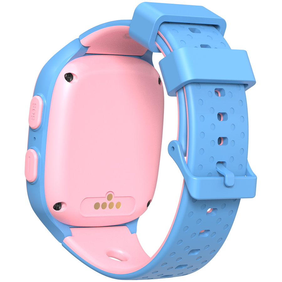 Смарт часовник Canyon Kids Watch ZEFIR KW-49, 1.40" TFT 240x240, Unisoc UMS9117-L, 64MB RAM, 1GB Storage, 4G E-SIM GPS WiFi, Pink&Light Blue - CNE-KW49PB - 5