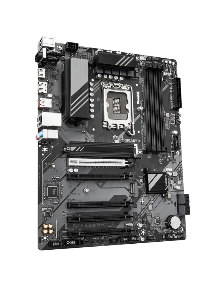 Дънна платка GIGABYTE B760 DS3H WiFi6E GEN5, LGA1700, Intel B760, DDR5, PCIe 5.0, Wi-Fi 6E - 3
