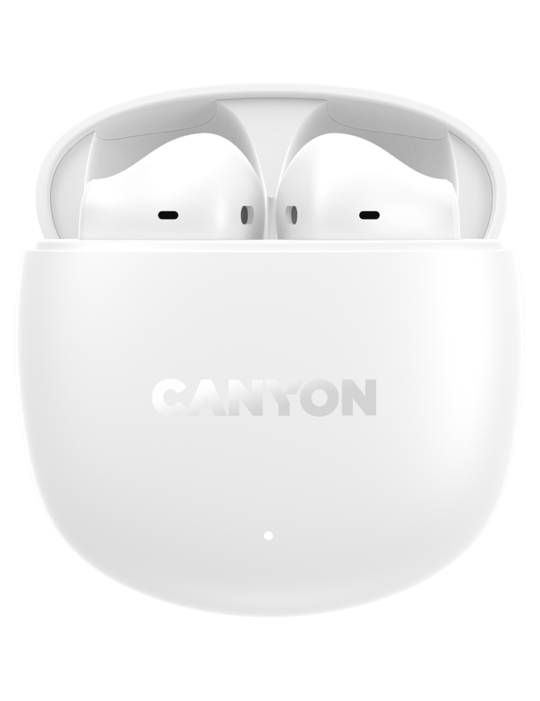 Bluetooth слушалки CANYON OnGo 13, Bluetooth 5.4, 6h батерия, 30h общо време, USB-C зареждане - CNS-TWS13W - 3