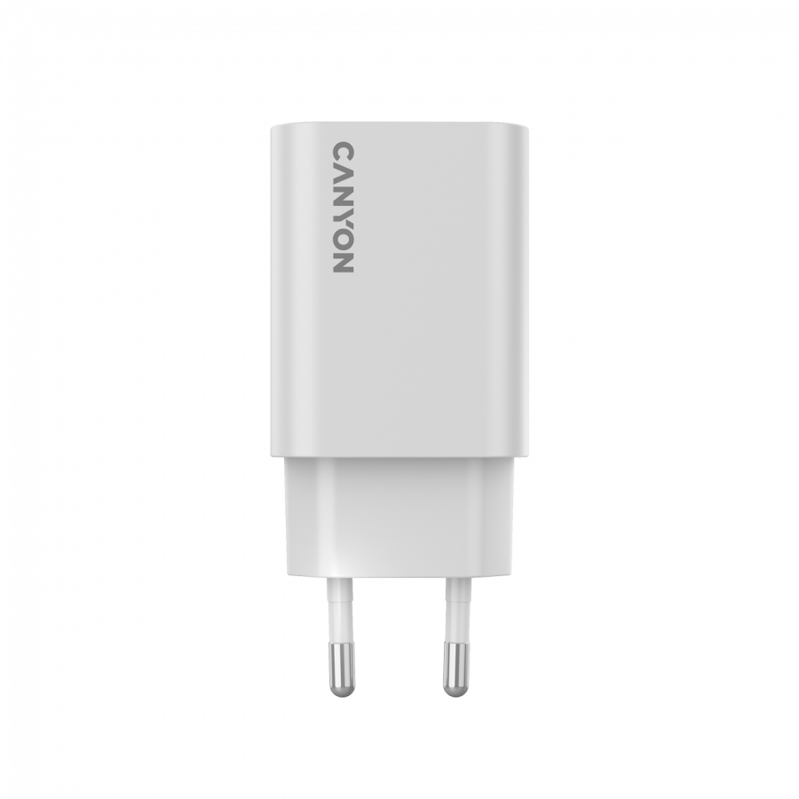 Захранващ адаптер CANYON OnCharge 30CL, 30W USB-C PD, AC 100-240V - CNE-CHA30CLW - 5