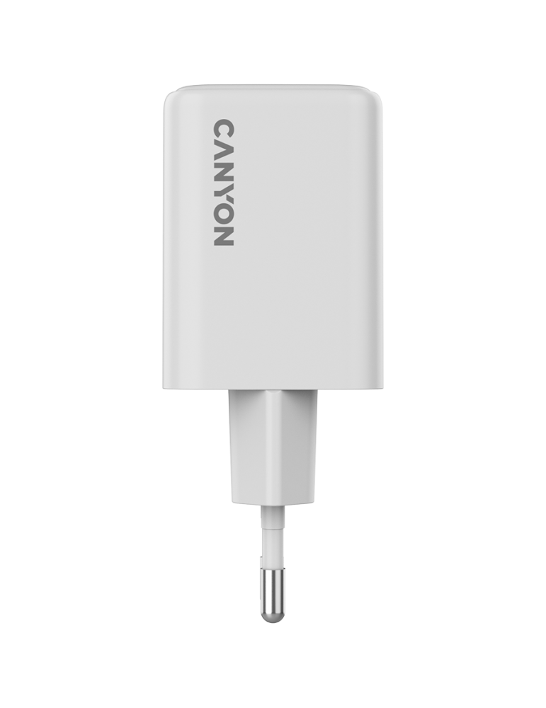 Зарядно устройство CANYON CU45CC, 45W 2xUSB-C PD/PPS GaN, EU - CNS-CUW45CC - 2