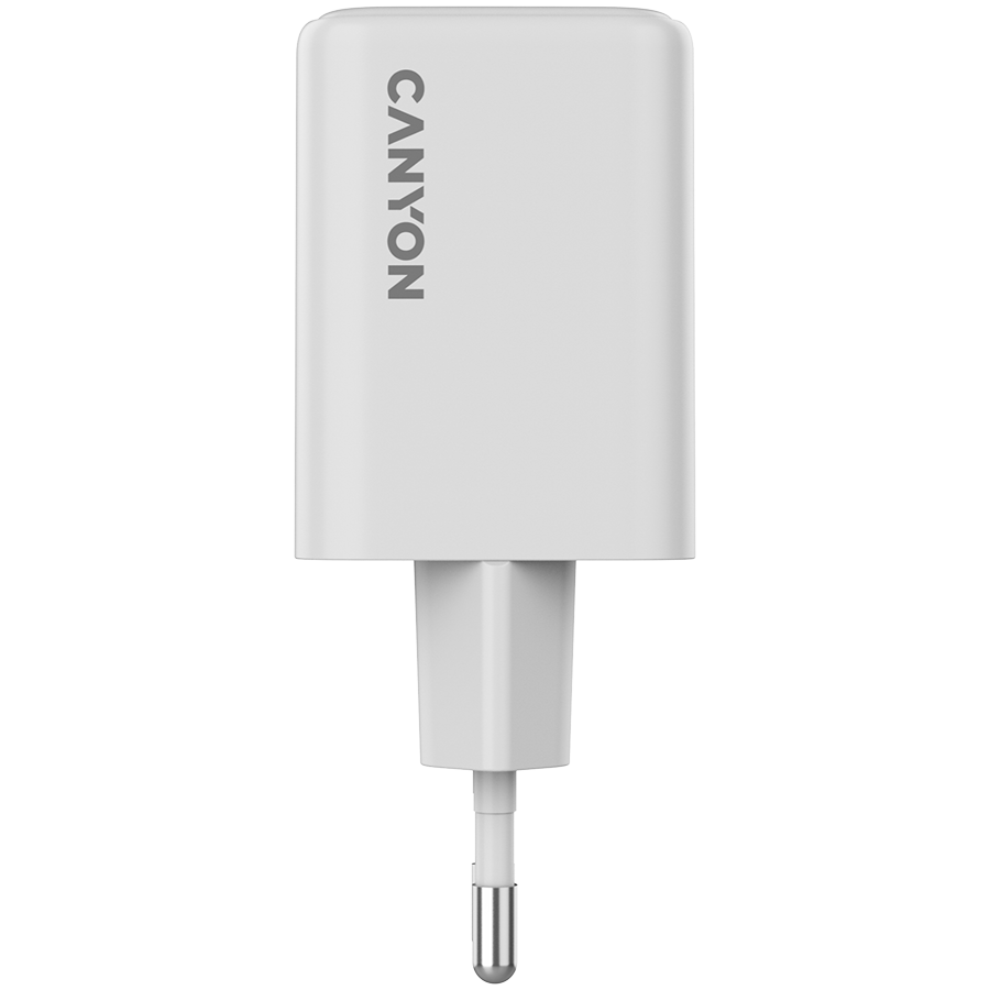Зарядно устройство CANYON CU45CC, 45W 2xUSB-C PD/PPS GaN, EU - CNS-CUW45CC - 2
