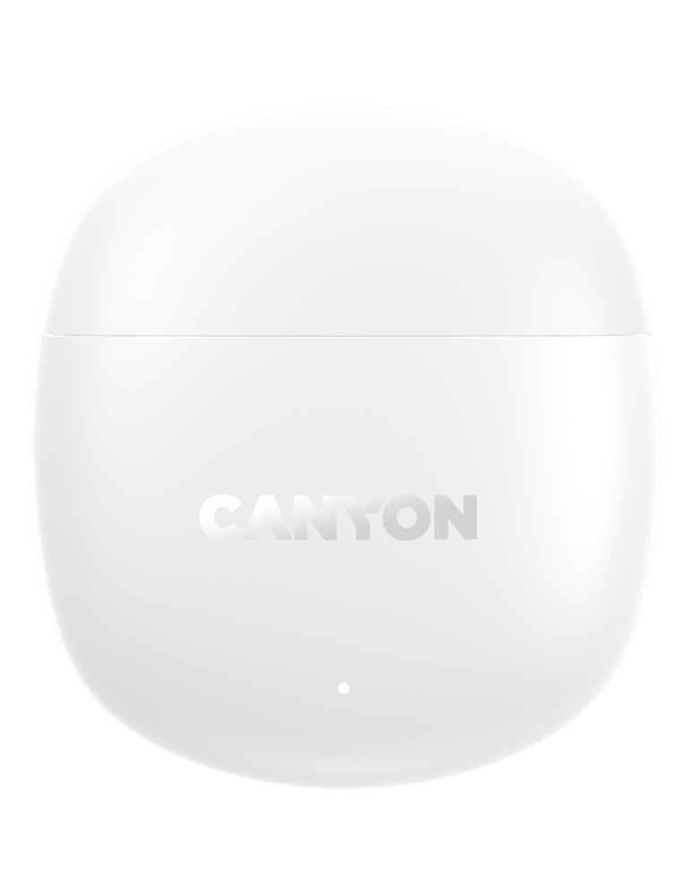 Bluetooth слушалки CANYON OnGo 13, Bluetooth 5.4, 6h батерия, 30h с калъф, USB-C зареждане - CNS-TWS13W - 4