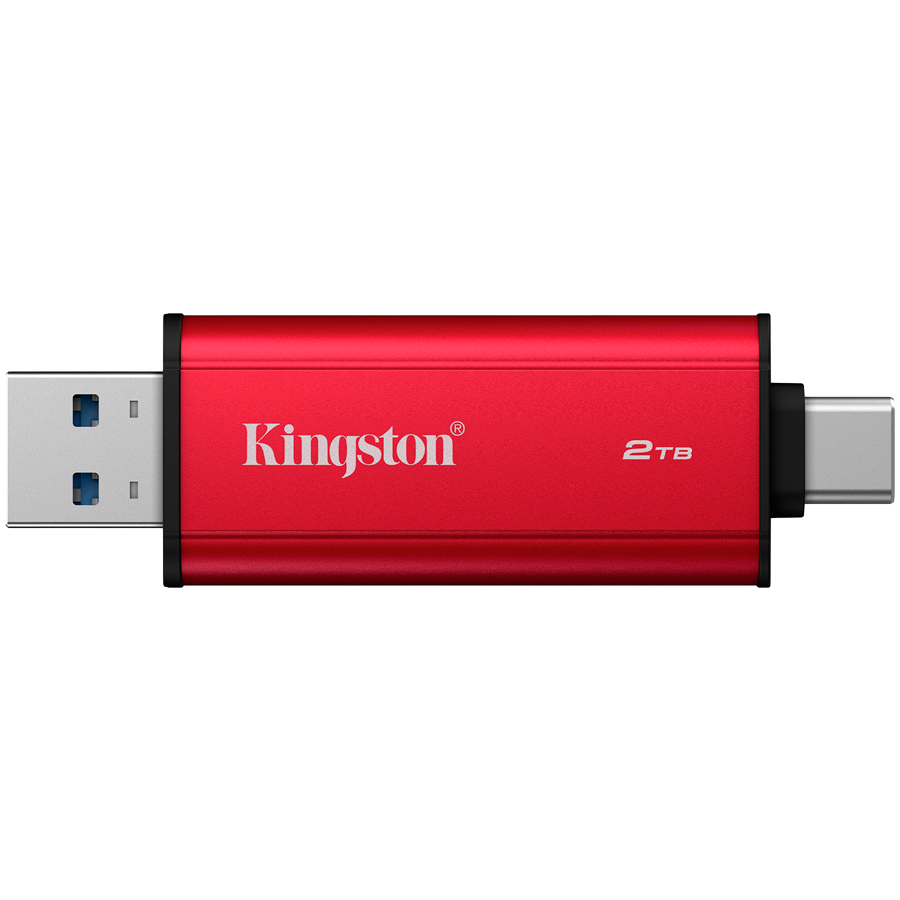 Външен диск Kingston Dual 2TB, USB 3.2 Gen 2, 1050MB/s - SPSD/2TB - 2