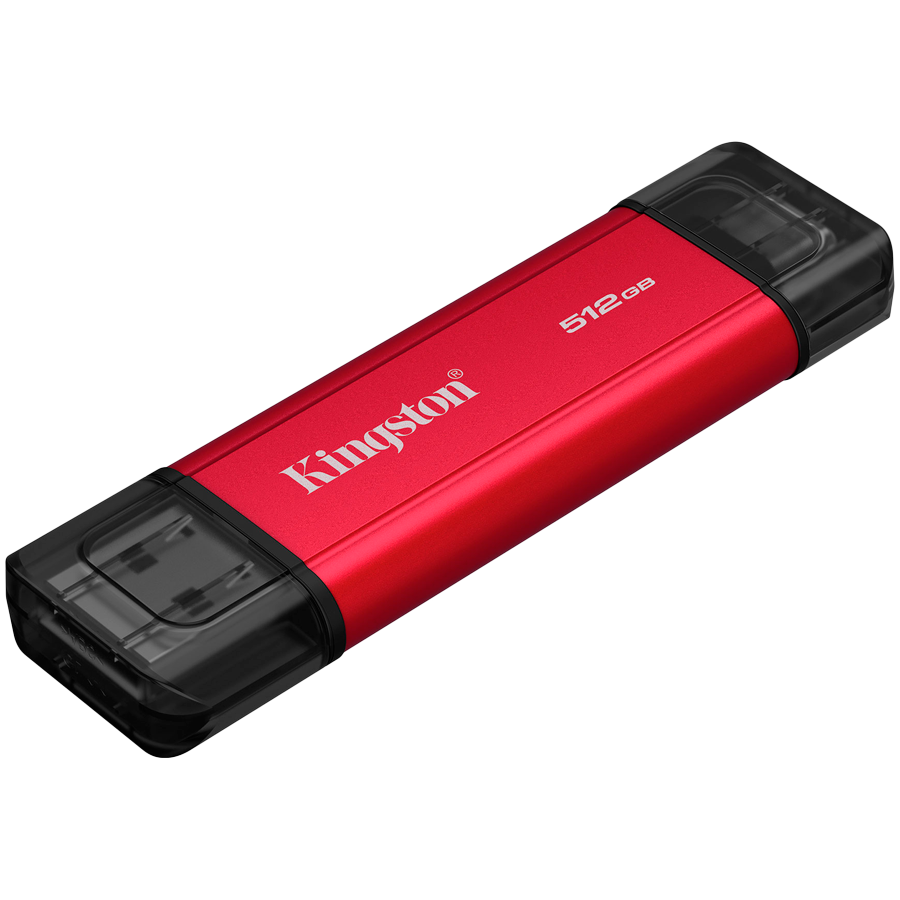 Външен диск Kingston Dual USB-A/C, 512GB SSD, USB 3.2 Gen 2, до 1050MB/s - SPSD/512GB - 3