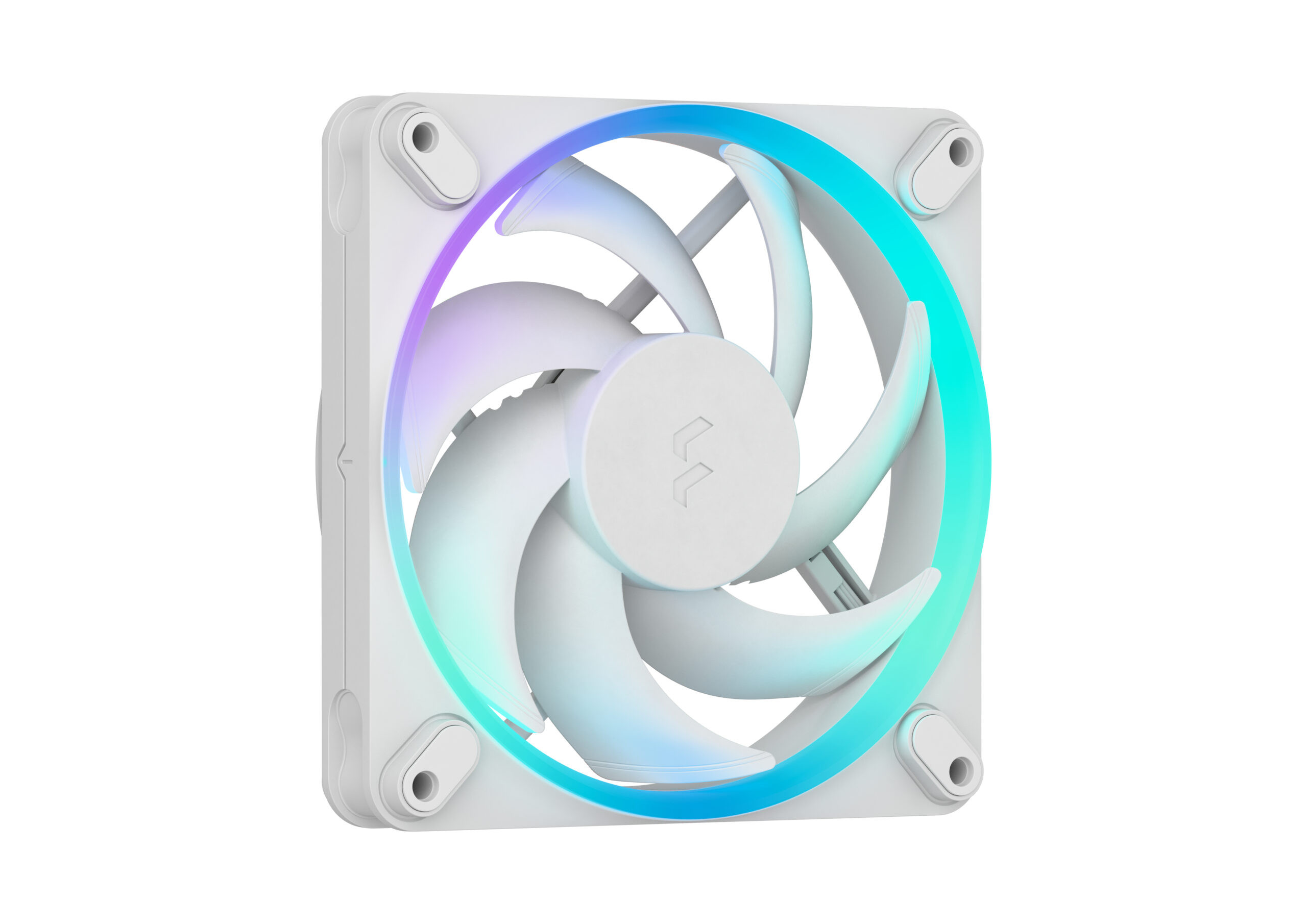 Охладител за процесор Fractal Design Momentum 12 RGB, 120mm, бял - FD-F-MR1-1202 - 2