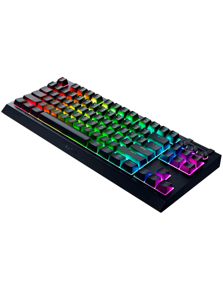 Bluetooth механична геймърска клавиатура RAZER BlackWidow V4 Tenkeyless HyperSpeed, Механични суичове, RGB подсветка, USB/Bluetooth, US Layout - RZ03-05480100-R3M1 - 4