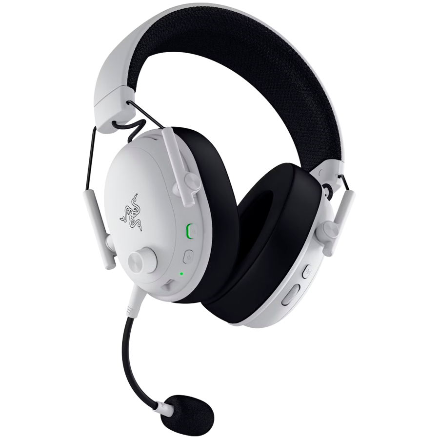Безжични геймърски слушалки RAZER BlackShark V3, Безжични, 7.1 съраунд, 50mm, 70ч. батерия, Bluetooth 5.3, Бели - RZ04-05410400-R3M1 - 1