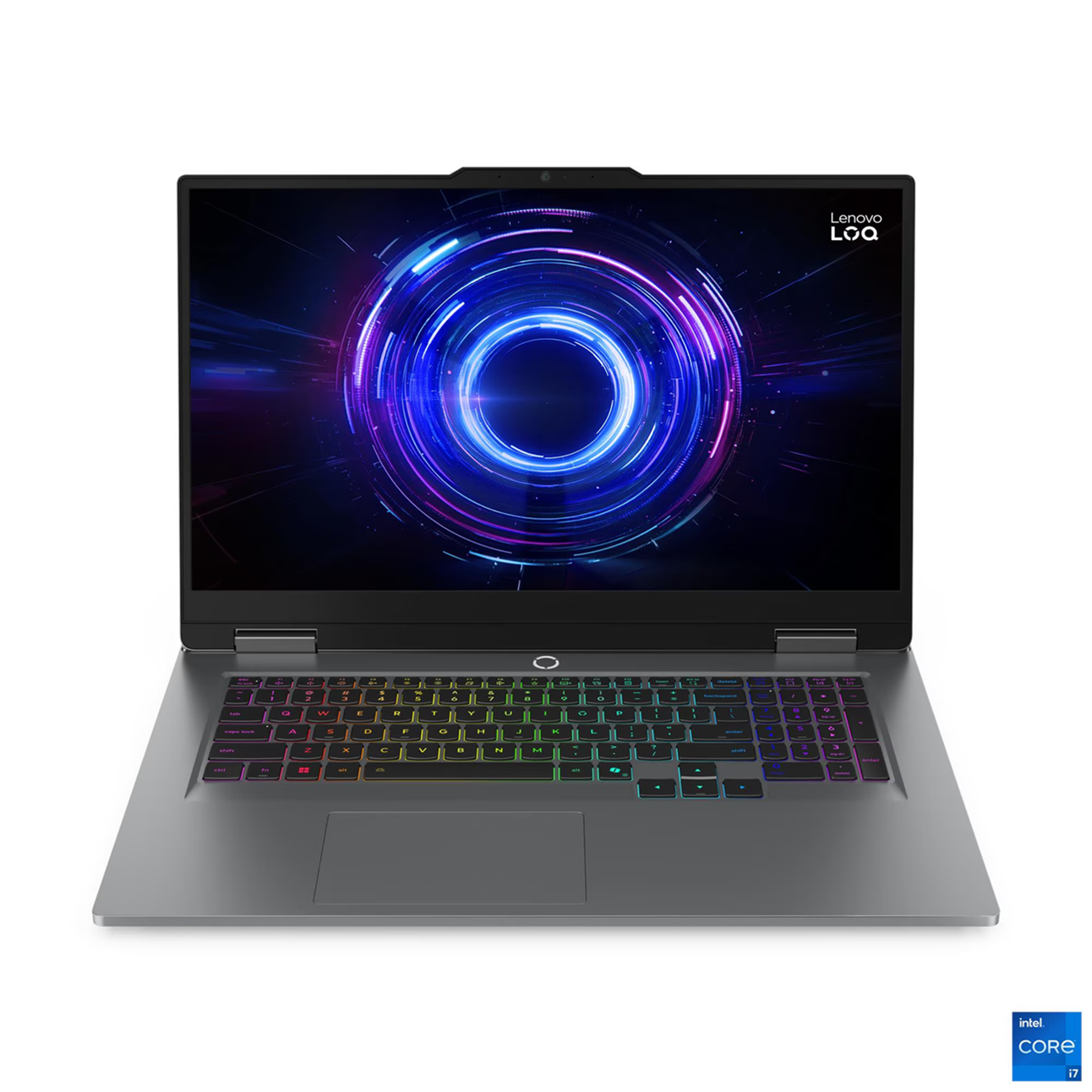 Лаптоп Lenovo LOQ 17, 17.3" IPS 1920x1080, Intel Core i7-14700HX, RTX 5070 8GB, 32GB DDR5, 1TB SSD, без ОС - 83JH00AKBM - 1