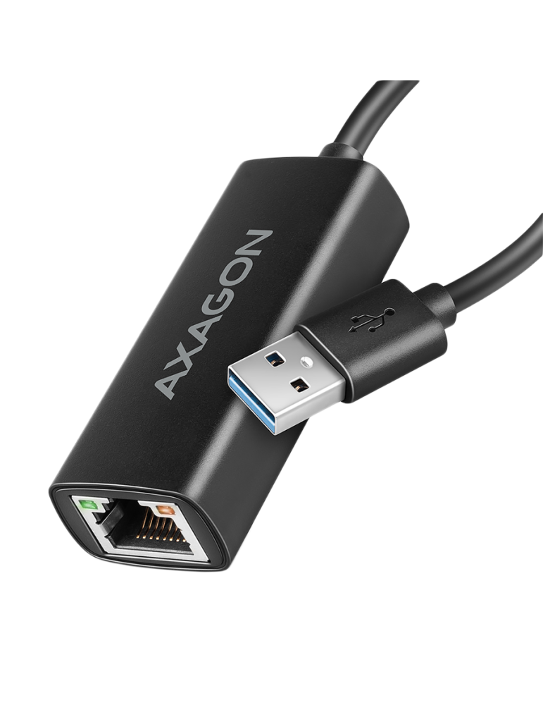 USB адаптер AXAGON ADE-AR, USB 3.2 Gen 1 to Gigabit Ethernet, Realtek 8153, Plug&Play - 8595247907929 - 1