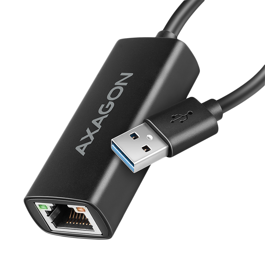 USB адаптер AXAGON ADE-AR, USB 3.2 Gen 1 to Gigabit Ethernet, Realtek 8153, Plug&Play - 8595247907929 - 1