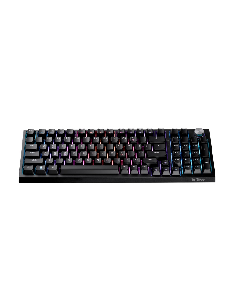 Механична гейминг клавиатура ADATA XPG Sorcerer, USB Type-C, 97/98 Keys, XPG Red Mechanical, Per-Key RGB, 50M Keystrokes - 75261466 - 2