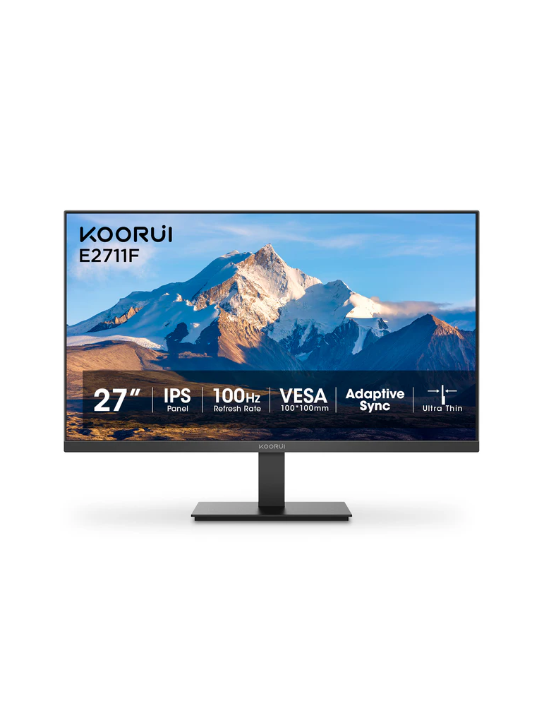 Монитор KOORUI 27 E2711F, 27" IPS 1920x1080 100Hz - 1