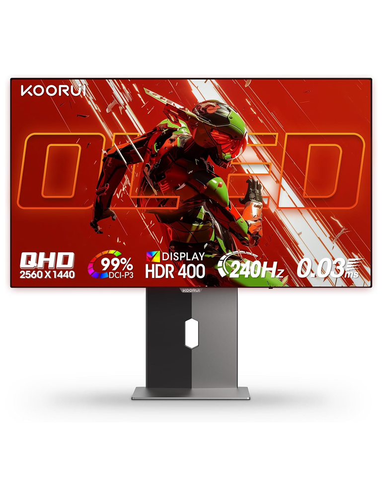 Монитор KOORUI 27 S2721XO, 27" OLED 2560x1440 240Hz, 0.03ms, 99% DCI-P3, DP 1.4, HDMI 2.1 - 1