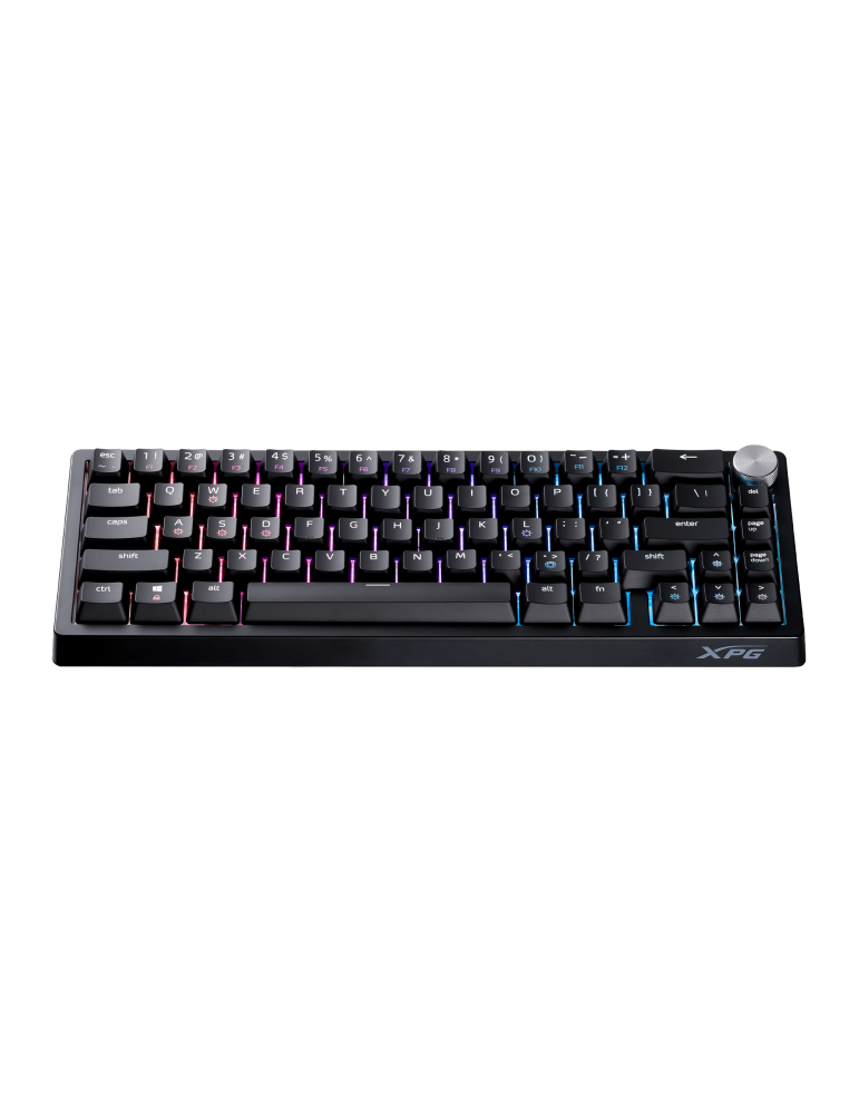 Компактна геймърска механична клавиатура ADATA XPG SORCERER MINI G, 66 Keys ANSI, USB Type-C, XPG Red Mechanical Switch, Per-Key RGB, 50M Keystrokes - 75261476 - 2