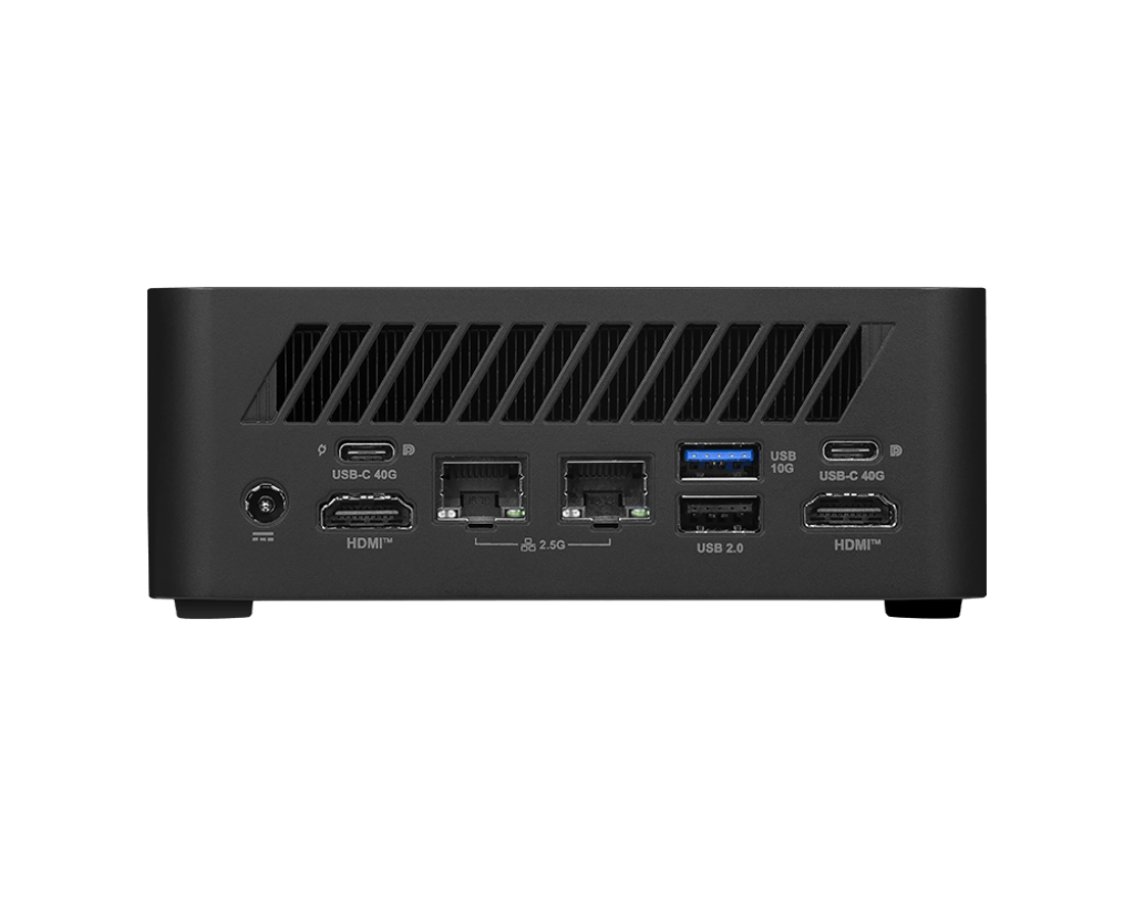 Мини компютър MSI Cubi B032, AMD Ryzen™ 7 8845HS 3.8GHz, без RAM, без диск, без ОС - 936-B03231-014 - 4