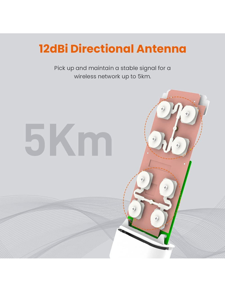 Рутер Tenda O3, 2.4GHz, 150Mbps, 2x10/100Mbps, PoE - 6932849429015 - 4