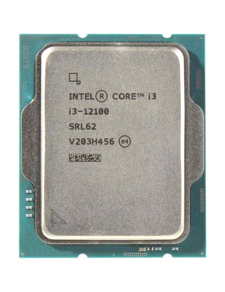 Процесор Intel Core i3-12100, 3.3GHz 4 ядра 8 нишки, LGA1700, 12MB Cache, без охлаждане - CM8071504651012 - 1