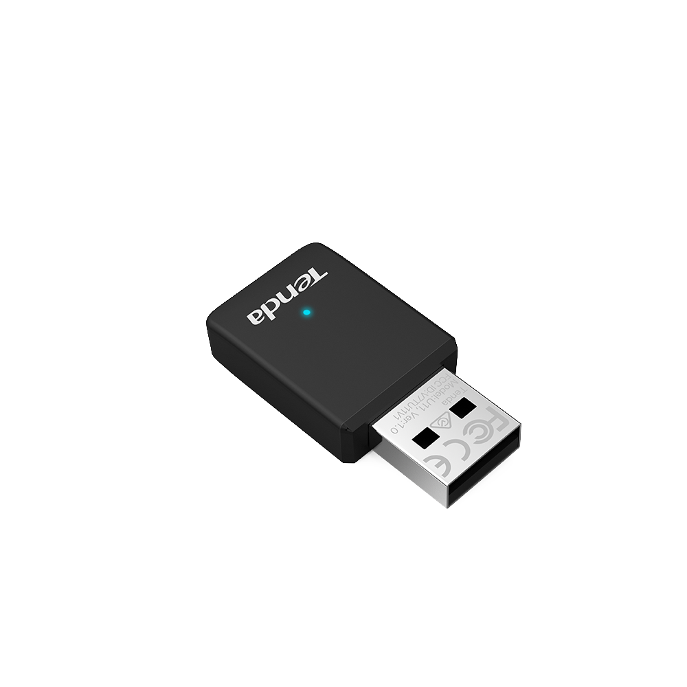 USB адаптер TENDA U11 AX900, 2.4GHz/5GHz, 286Mbps/600Mbps, външна антена - 4