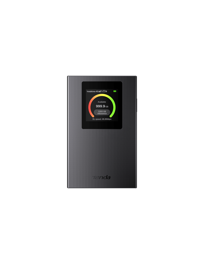 Мобилен рутер TENDA 4G185, 4G LTE, 1.44" цветен дисплей, USB-C, Nano SIM - 2