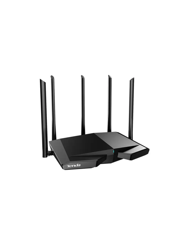 Рутер Tenda TX27 Pro, WiFi 6E, 6665Mbps (2.4GHz 861Mbps + 5GHz 2402Mbps + 6GHz 2402Mbps), 4x Gigabit портове - 2