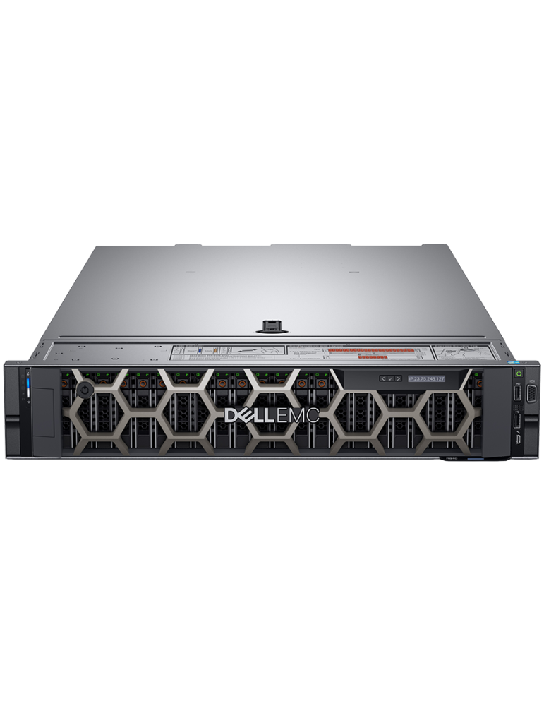 Сървър Dell EMC PowerEdge R550, Intel Xeon Silver 4309Y 2.8GHz 8C/16T, 16GB DDR4 3200MT/s, 480GB SSD SATA, PERC H755 8GB, iDRAC9 Enterprise, 2U Chassis 8x3.5, Dual 1100W PSU - 1