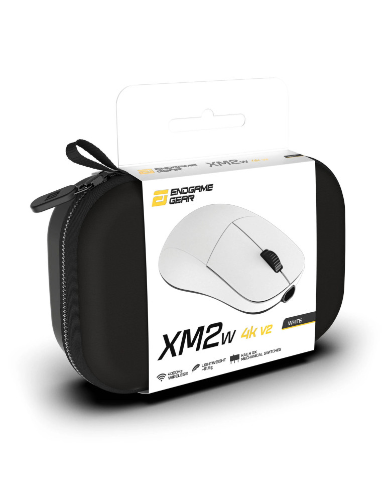Безжична геймърска мишка Endgame Gear OP1 8K, Оптична, PixArt PAW3950, 30000 DPI, 4000Hz, Кailh GX - EGG-XM2W-4K-V2-WHT - 9