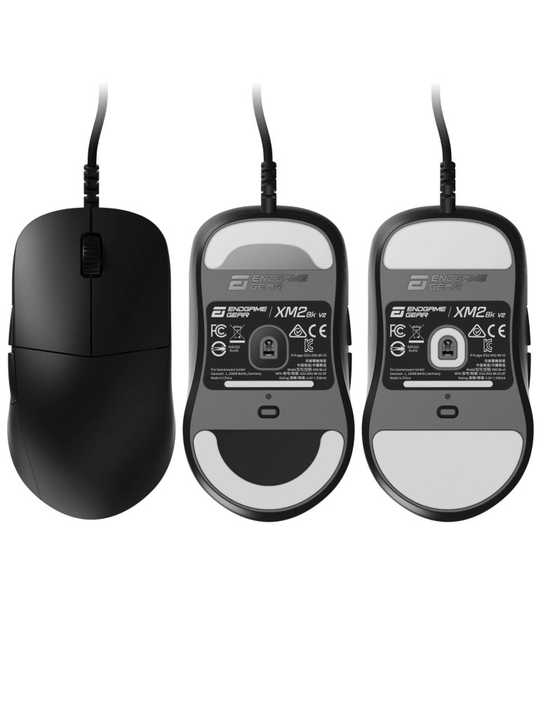 Професионална геймърска мишка Endgame Gear OP1 8K v2, Геймърска, Оптична, PAW3950, 30000 DPI, 8000Hz, 51.5g - EGG-XM2-8K-V2-BLK - 8