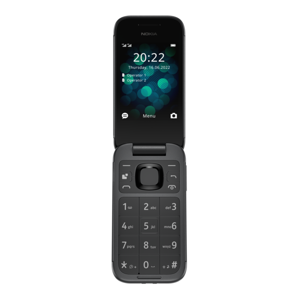 Телефон NOKIA 2660 DS, 2.8" QVGA 240x320, Unisoc T107, 48MB RAM, 128MB ROM, Dual SIM, 1450mAh, S30+ - 1GF011DPA1A01 - 1
