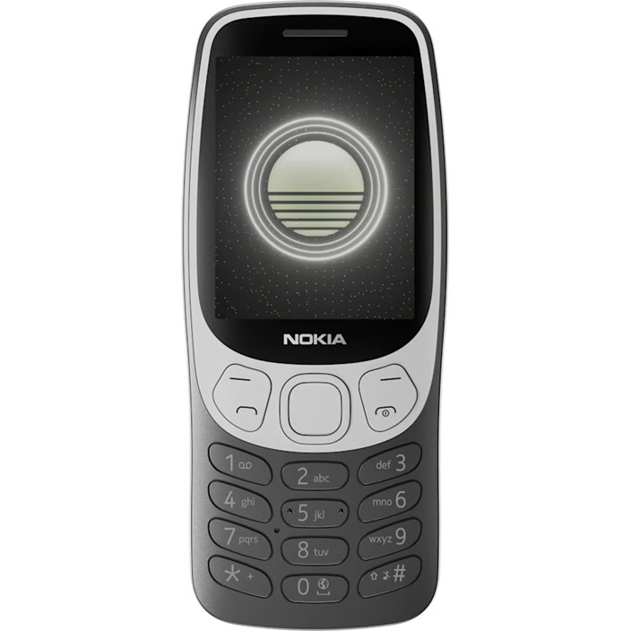 Телефон NOKIA 3210 4G DS, 2.4" QVGA, Unisoc T107, 128MB RAM, 64MB ROM, 1450mAh, Bluetooth 5.0, S30+ - 1GF025CPA2L10 - 2