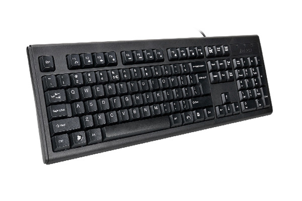 Клавиатура A4TECH KM-720, USB, черна, мембранна, 12 FN hotkeys - A4-KEY-KM-720 - 2