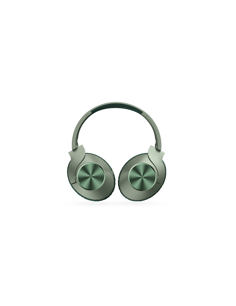 Bluetooth слушалки A4Tech BH300, Bluetooth 5.3, 40mm Hybrid Diaphragm, 35H playback, микрофон, USB Type-C, зелени - BH300 GREEN - 4