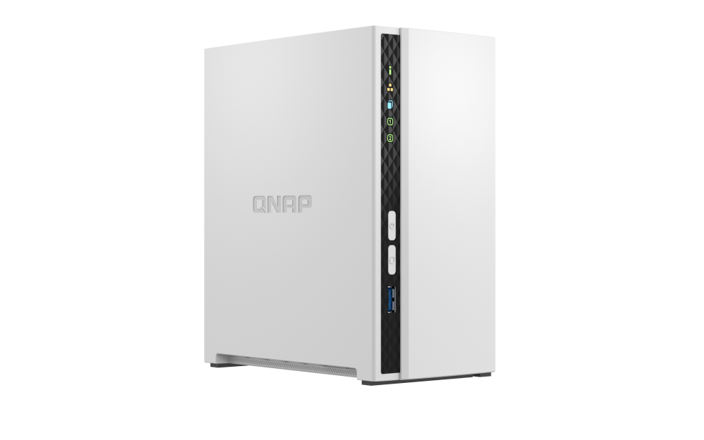 NAS устройство QNAP TS-233-EU, 2x 3.5" SATA, Gigabit Ethernet, USB 3.2, RAID 0/1 - 4711103080597 - 1