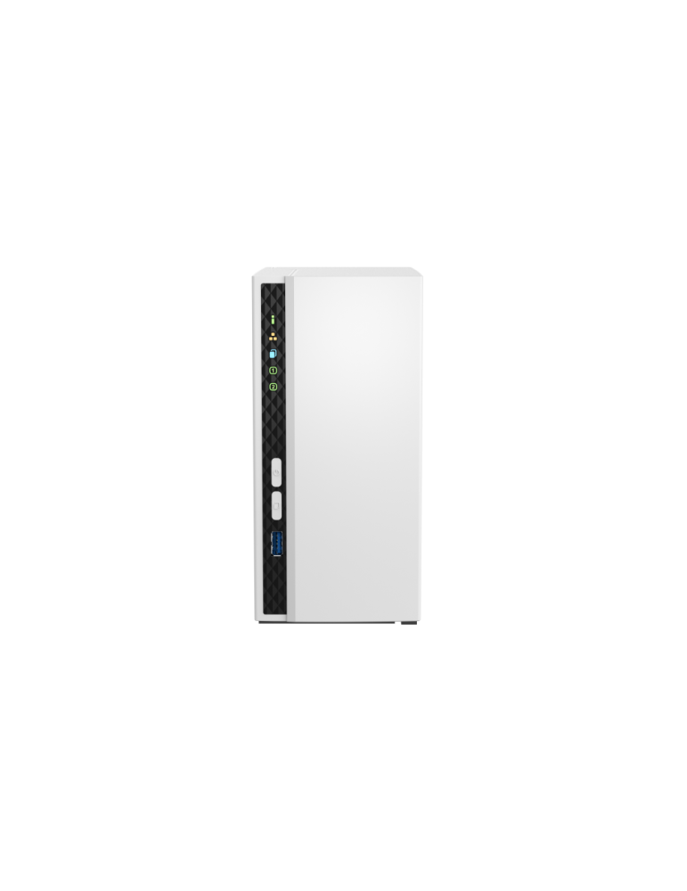 NAS устройство QNAP TS-233-EU, 2x 3.5" SATA, Gigabit Ethernet, USB 3.2, RAID 0/1 - 4711103080597 - 2