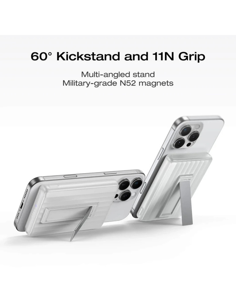 Преносима батерия Ecoflow Rapid Mag 10K Qi, 10000mAh, USB-C 30W, Wireless Charging 7.5W - EF-RAPIDQI1-10K-B-EU - 3