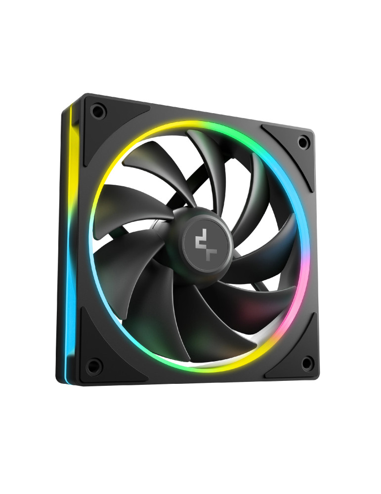 Вентилатор DeepCool FL12 SE, 120mm, Addressable RGB, 1900 RPM, 50.74 CFM, Hydro Bearing - R-FL12SE-BKAPN1-G - 3