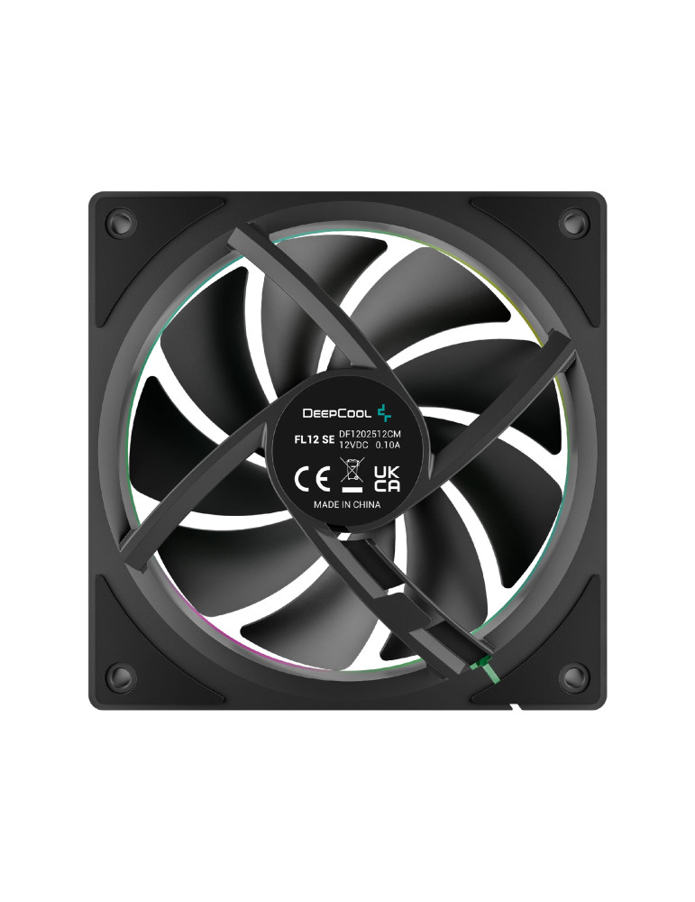 Вентилатор DeepCool FL12 SE, 120mm, Addressable RGB, 1900 RPM, 50.74 CFM, Hydro Bearing - R-FL12SE-BKAPN1-G - 4