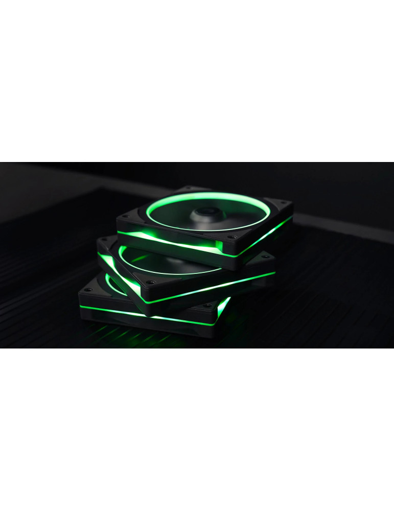 Вентилатор DeepCool FL12 SE, 120mm, Addressable RGB, 1900 RPM, 50.74 CFM, Hydro Bearing - R-FL12SE-BKAPN1-G - 6