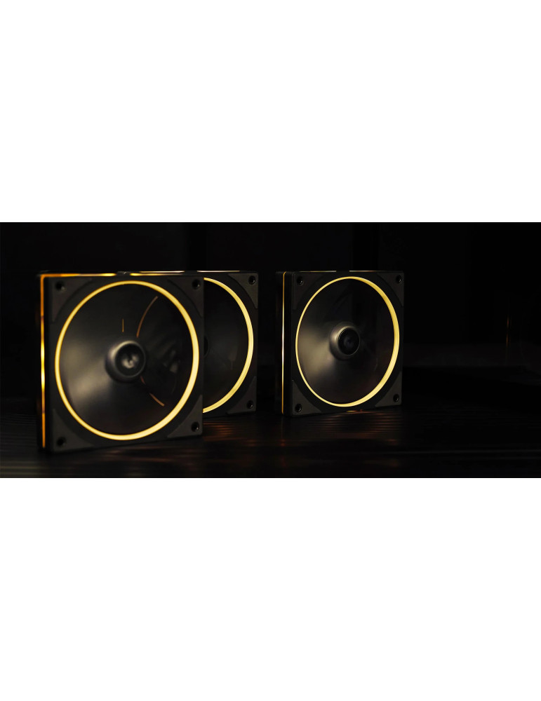 Вентилатор DeepCool FL12 SE, 120mm, Addressable RGB, 1900 RPM, 50.74 CFM, Hydro Bearing - R-FL12SE-BKAPN1-G - 7