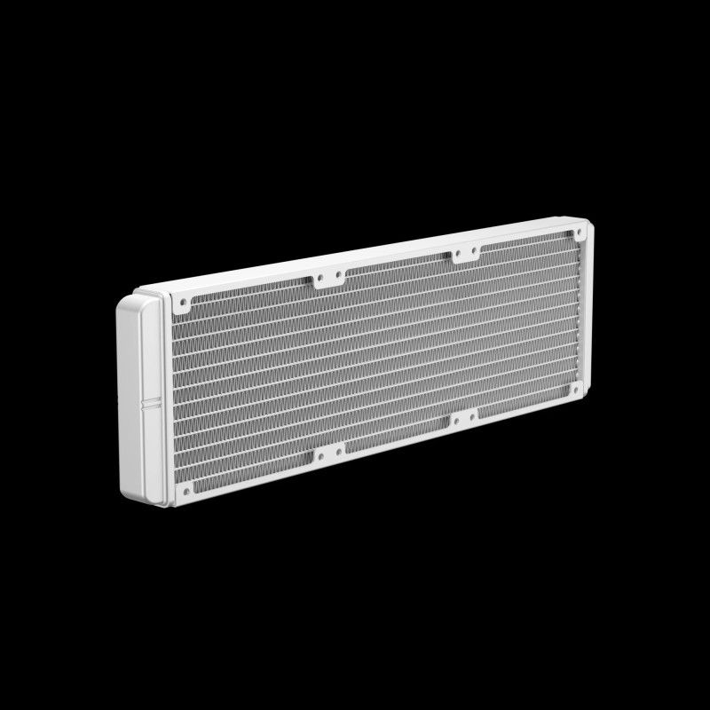 Водно охлаждане за процесор Gamdias AURA GL360 v2 WH, 360mm, 3x120mm вентилатора, aRGB, меден воден блок, 250W - AURA-GL360-V2-WH - 5
