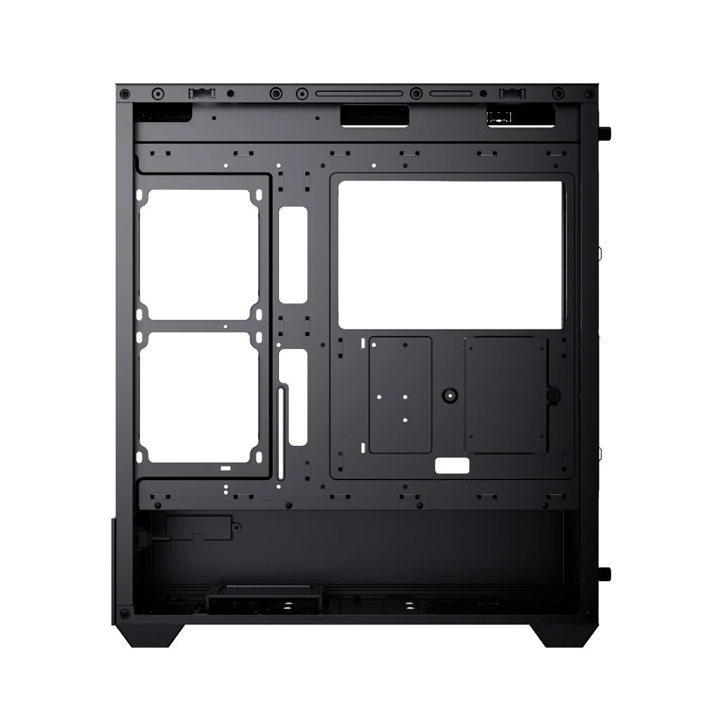 Кутия за компютър AeroCool P500D Digi-G-BK-v1, Middle Tower ATX, Tempered Glass, USB-C, 3x120mm A-RGB - ACCM-PN07033.11 - 4
