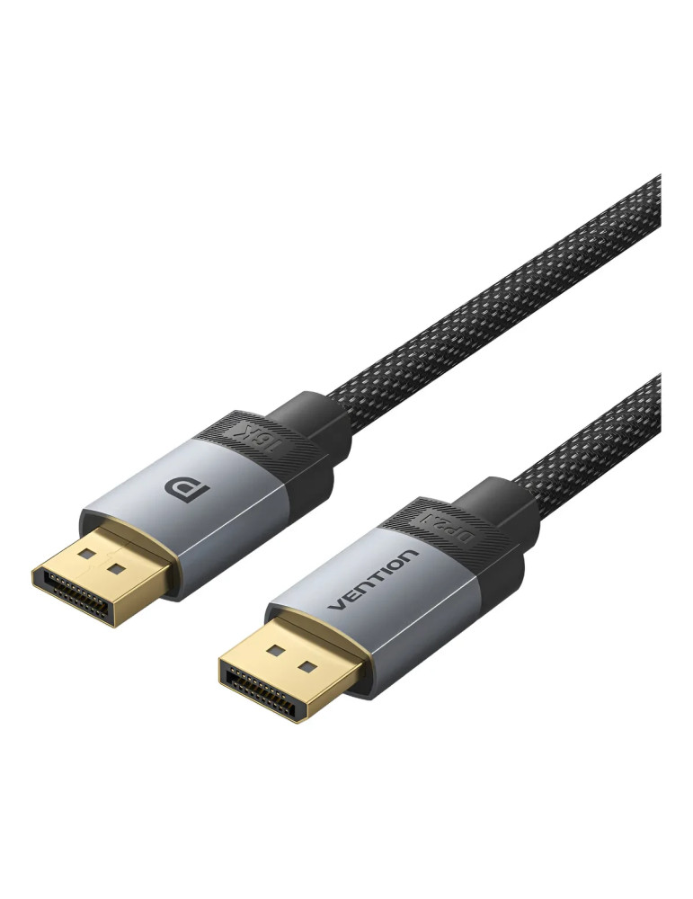 Кабел Vention DisplayPort v2.1 DP M/M, 1m, 16K@60Hz, 80Gb/s, черен - HGBHF - 1