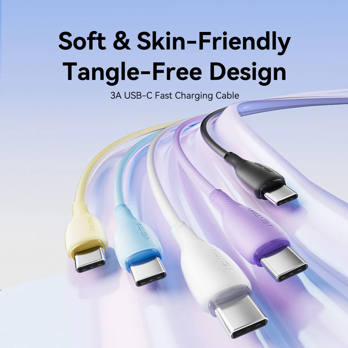 USB кабел Vention Type-A to Type-C 0.25M 3A - CTWBC - 2