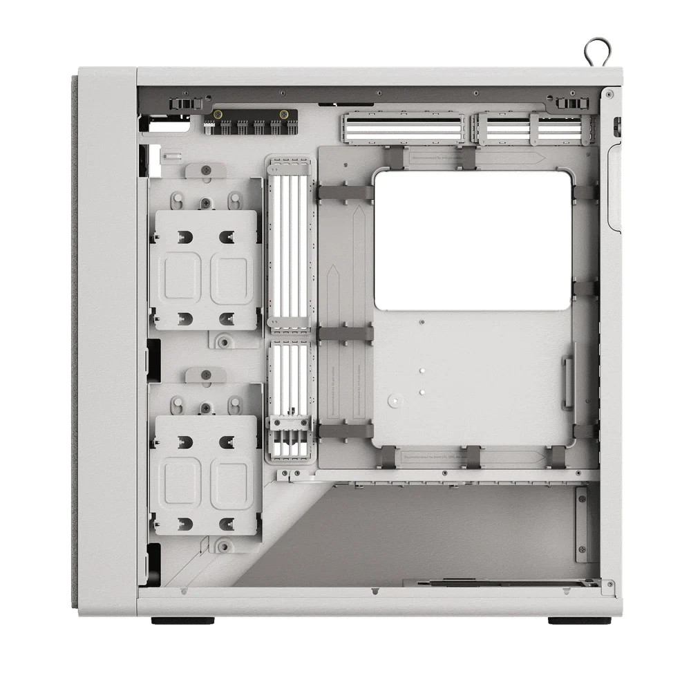 Кутия за компютър HAVN BF 360 Flow, Middle Tower E-ATX, Tempered Glass, 3x вентилатора, Бяла - HVN-CA-BF360-03 - 10