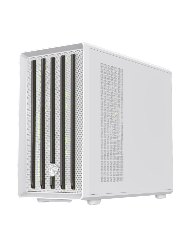 Кутия за компютър Gamemax CLAW 360 WH, mATX Mini Tower, Tempered Glass, 4x120mm ARGB вентилатора, USB 3.2 Gen 2 Type-C - 9101-1100R0002 - 6