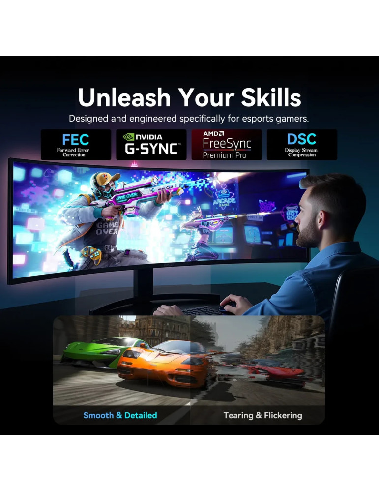 Кабел Vention DisplayPort 2.1 HGBHI, 3m, DP M/M, 16K@60Hz, 80Gb/s, екраниран - 9