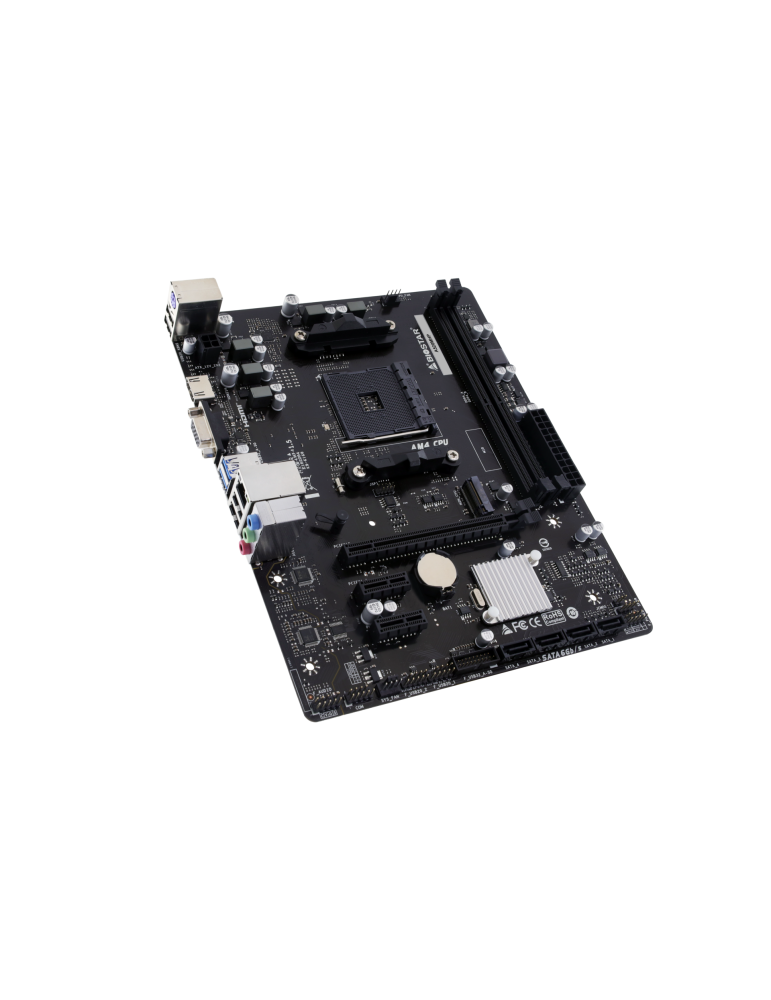 Дънна платка BIOSTAR A520MHP, Socket AM4, AMD A520, DDR4, 2 слота, 4x SATA3, 1x M.2 PCIe 3.0 - 3