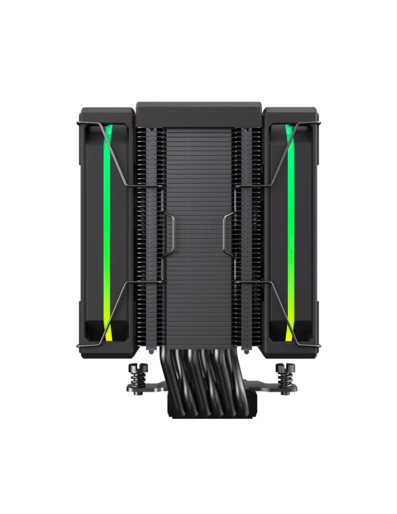 Охладител за процесор Gamemax Sigma 620 LCD, 2x120mm вентилатор, 245W, Addressable RGB, LCD дисплей - 9502-0100R0111 - 5