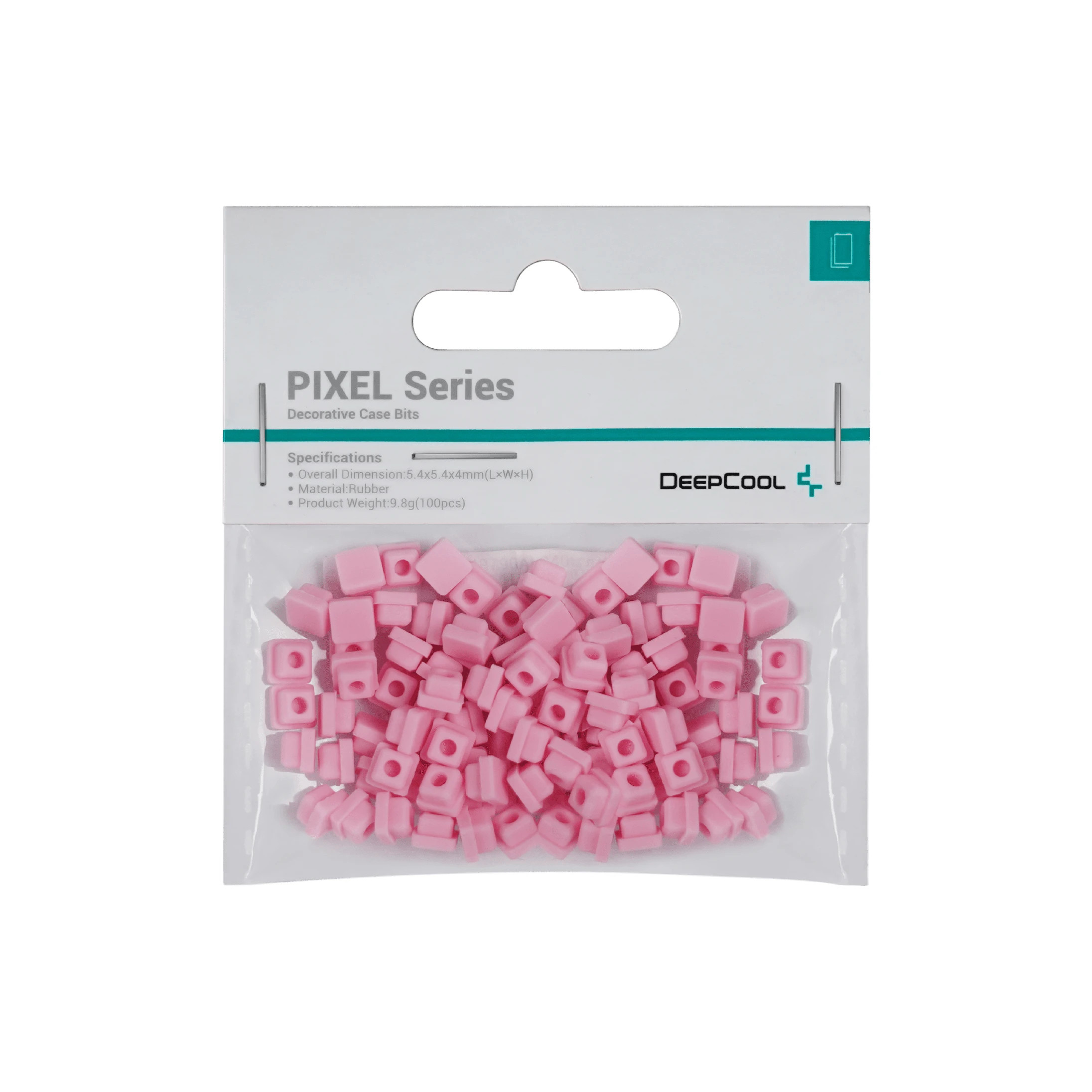 Силиконови битове DeepCool PIXEL Pink, 5.4x5.4x4mm, 100 броя - PIXEL-PINK - 1